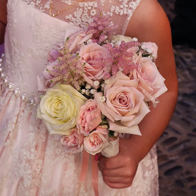Évènement privé mariage bouquet invité