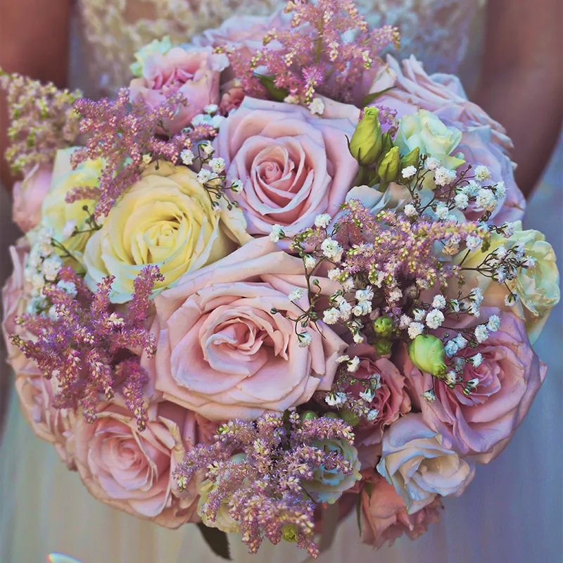 Évènement privé mariage bouquet mariée