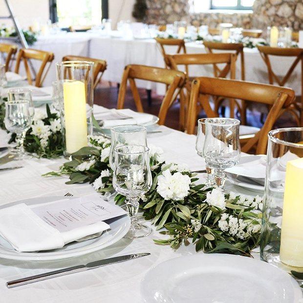 Chemin de table fleuri