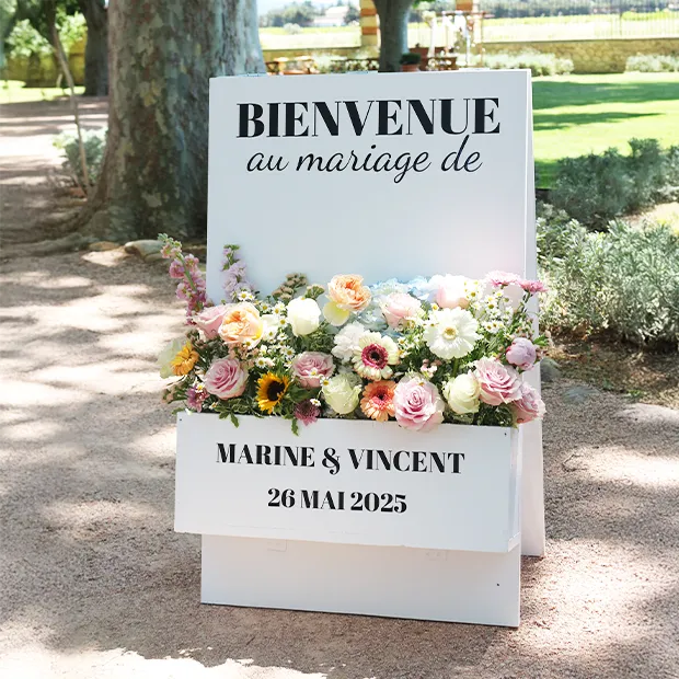 Jardinière d'accueil