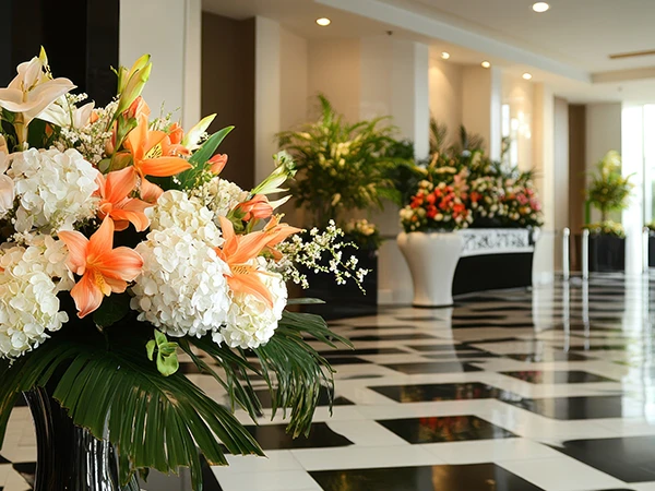 Fleuriste évènement professionnel hôtellerie